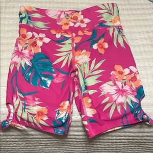 Old Navy Pink Floral Kids Shorts